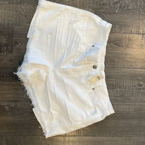 Aerie denim shorts size large NWT